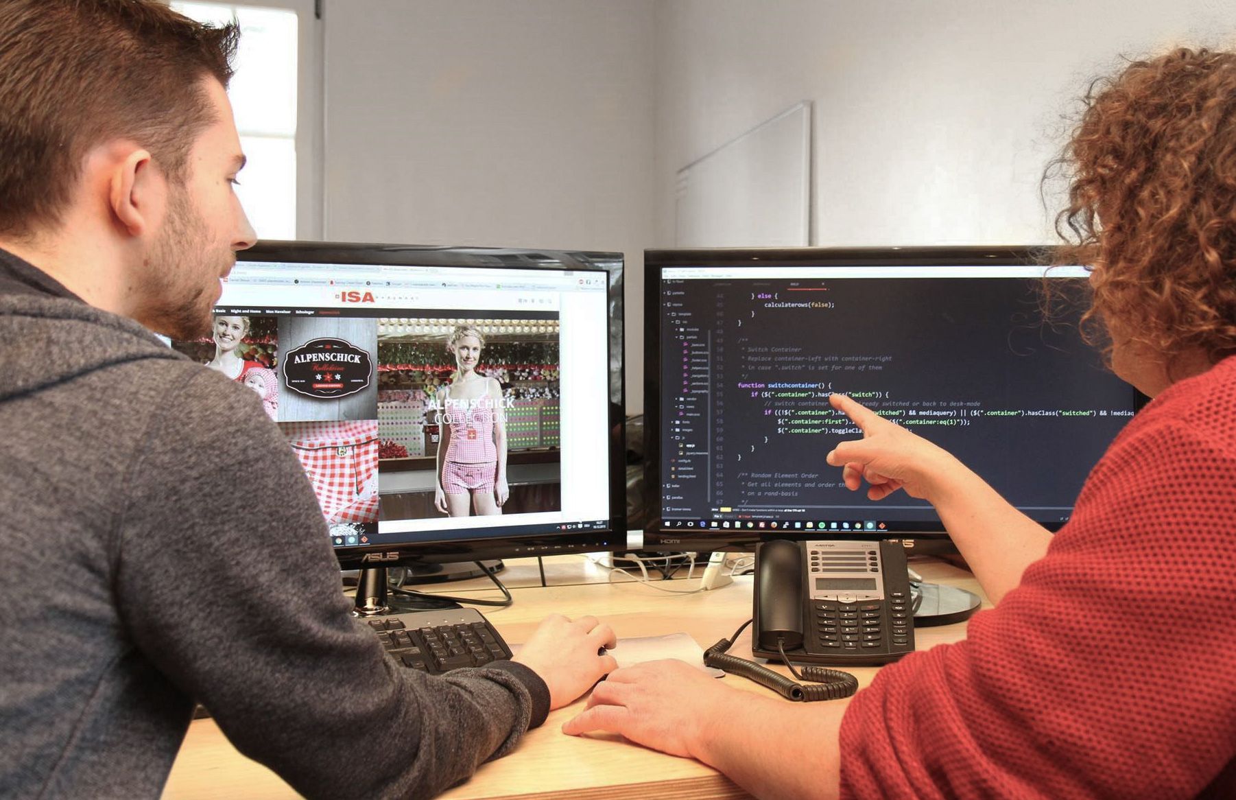 Jan Zuberbühler mit Thomas Epple<br>